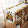 thumbnail image 6 of Table Runners 36 Inches Long Dress Scarves, Sunflower Truck Farmhouse Kitchen/Dining Table Runner, Short Coffee Tablerunners, Yellow Flowers Summer Botanical Watercolor 13x36 Inch, 6 of 9