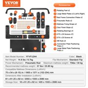 VEVOR Murphy Bed Kit, Full Size, Vertical Deluxe DIY Wall Bed Mechanical Hardware Kit, Pneumatic Lever Heavy Duty Bed Frame Support, Folding Cabinet Wall Bed Space Saving Design for Guestroom