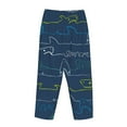 thumbnail image 5 of Xecao Shark Women's Straight Lounge Pajama Pants: The Epitome of Relaxed Sleepwear, 5 of 9