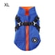 thumbnail image 2 of Arnés de invierno para mascotas, chaqueta impermeable a prueba de viento, para correr, ropa Universal ligera, gancho trasero, decoración de ropa, azul XL Eigraketly PT000587-11, 2 of 7