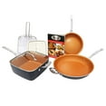 thumbnail image 3 of Gotham Steel Tastic Bundle 7 Piece Cookware Set Titanium Ceramic Pan, Copper, 3 of 4