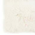thumbnail image 3 of Benjara BM225255 Faux Fur Pillow with Removable Cover & Zipper Closure, Off White, 3 of 3