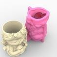 thumbnail image 3 of ZPAQI Cute Girl Pen Holder Flower Pots Silicone Molds Epoxy Resin Mold DIY Succulent For Valentine's Day gifts, 3 of 11
