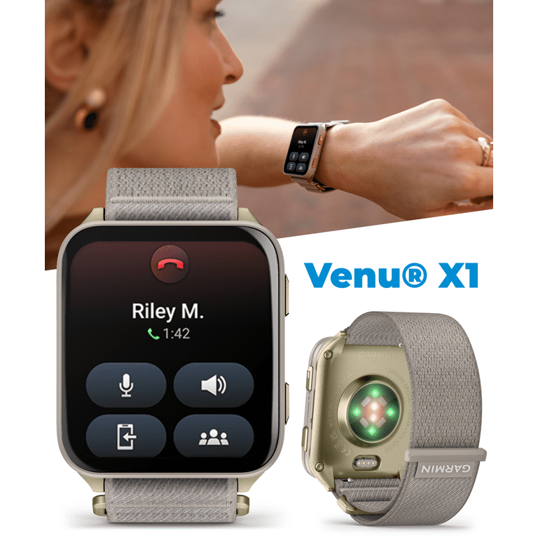 Garmin Venu X1 Thin and Lightweight GPS Smartwatch, AMOLED Display 