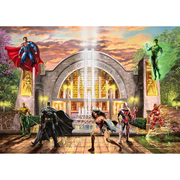 Justice League Thomas Kinkade Studios (Hall of Justice) MightyPrint™ Wall Art MP24171075