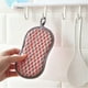 thumbnail image 3 of Set Of 9 Dishwashing Sponges Washable Reusable Microfiber Scrub Sponge Double Sided, 3 of 5