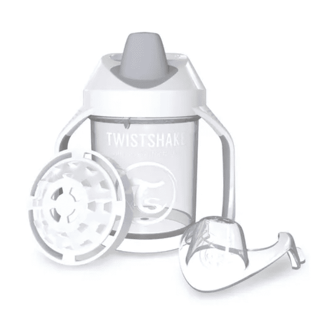Vaso Entrenador Twistshake 230 ml blanco