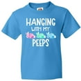 thumbnail image 3 of Inktastic Easter Hanging with My Peeps Pastel Bunnies Youth T-Shirt, 3 of 5