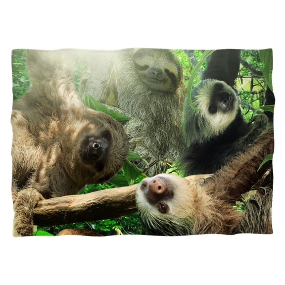 Sloth Club (Front Back Print) Pillow Case