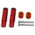 thumbnail image 4 of unbranded 1Jgo Reposapiés Para Motocicleta Rojo Plataforma De Aluminio Fácil De Instalar Y Quitar, 4 of 8