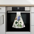 thumbnail image 6 of Disketp Vintage Flower Hanging Kitchen Towel Tie Towels Tea Bar Dish Cloths Dry Towel for Laundry Room Decor (18*14in), 6 of 7
