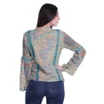 thumbnail image 3 of Moomaya Kurta Col Kurta Dentelle Détails Imprimé Manches Longues Tunique, 3 of 5