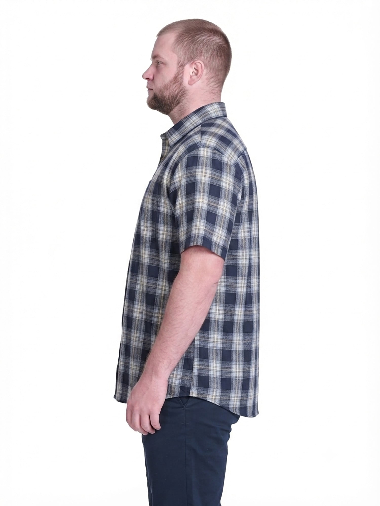 Wrangler Men's Big and Tall Plaid Shirts ,Big size up to 6XL and Tall size up to 5XT