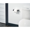 thumbnail image 2 of Moen Align Matte Black Pivoting Double Post Modern Toilet Paper Holder, 2 of 6