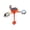 F-#114, variant on Birds Reflect Deterrent Solar Sound Light Visual Bird Scarer for Outdoor Patio,Bird Scarer Reflector Bird Deterrent Device with 360 Degree Rotation(Fixed volume)