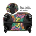 thumbnail image 5 of Wukai Colorful Dinosaur Elastic Luggage Cover: Personalized Protection for Your Suitcase - Fits 19~29-inch, Washable & Durable Travel Companion-Medium, 5 of 8
