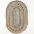 thumbnail image 1 of Rhody Rug BH67R060X096 5 x 8 ft. Bar Harbor Seaweed Oval Rug, Multi Color, 1 of 1