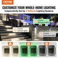 thumbnail image 2 of 120W Low Voltage Landscape Transformer with Timer and Photocell Sensor, Waterproof Landscape Lighting Transformer, 120V AC to 12V AC for Outdoor, Spotlight, Pathway Light, Pool light, ETL, 2 of 11