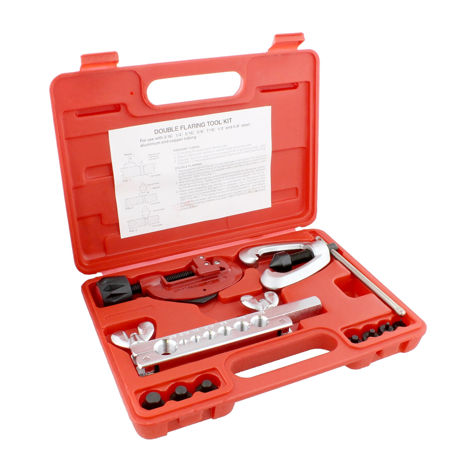 ABN Double Flaring Kit Flare Kit with Tubing Bender Flare Tool & Pipe