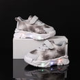 thumbnail image 7 of Pimfylm Light Up Casual Shoes Boy Light Up Shoes for Boys Girls Toddler LED Flashing Sneakers Breathable Sport Walking Shoes for Kids Grey,Size for US 8, 7 of 7