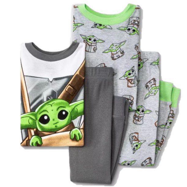 Star Wars Pajama Set Toddler Boys' 4pc The Mandalorian Baby Yoda Sizes