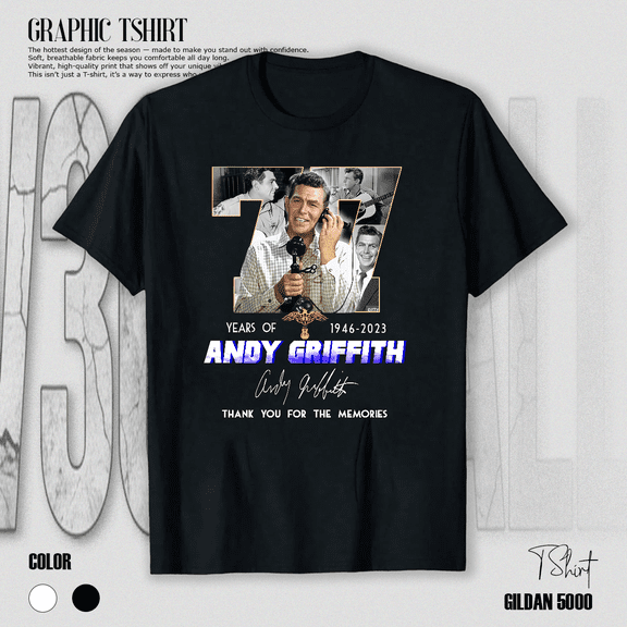 Andy Griffith Show Tribute Mayberry Nostalgia Comedy Icon Unisex T-Shirt V11418, up to size 5XL