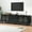 Black#7AAB, variant on TV Stands With Storage ON-TREND Modern TV Stand with Metal Legs and Gold Handles for TVs Up to 80'', Media Console Table with Cabinets and Adjustable Shelves, Luxury TV Cabinet with Geometric Lines f