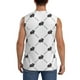 thumbnail image 4 of Balery Black Rabbit Camisetas sin mangas para hombre, absorbe la humedad y protege contra el mal olor.-Medium, 4 of 7
