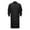 Black, variant on Mens Shirts Kaftan Button Down Long Sleeve Robe Linen Gown Mens Summer Clothing