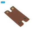 thumbnail image 3 of Uxcell Leather Razor Head Protecting Cover Safety Razor Head Protecting Sheath Brown 3 Pack, 3 of 6