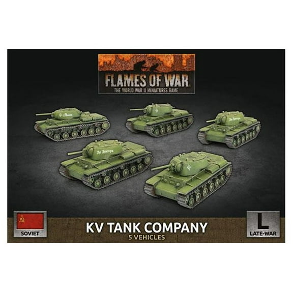 Flames of War: Soviet KV Tank Company (Late-War)