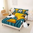 thumbnail image 2 of Erosebridal Football Soccer Theme Queen Sheet Sets,Kids Ball Sport Games Bed Set For Boys 4-Piece, 2 of 6