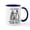 White/Navy Inside, variant on CafePress - Mr Wickham Swag Mug - 11 oz Ceramic Mug - Novelty Coffee Tea Cup