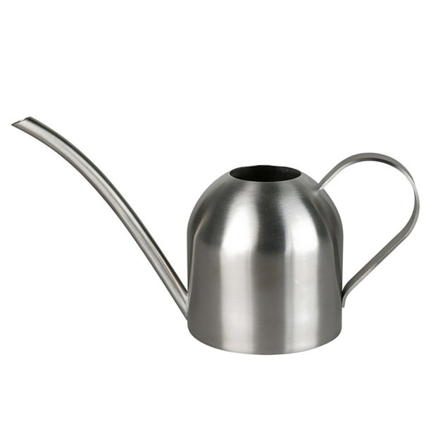 Mini maceta de riego para plantas de interior, regadera de acero inoxidable cepillado para oficina de niños, 500 ml seitruly HA3629-00B