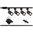 thumbnail image 1 of Hiiglxii 4-Light LED Track Lighting Kit with 3.3FT H Track Lighting Rails & Floating Canopy Connector, GU10 Track Light Kit, Mode, 1 of 9