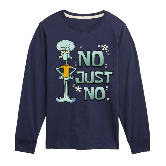 SpongeBob SquarePants - No Just No - Toddler & Youth Long Sleeve Graphic T-Shirt