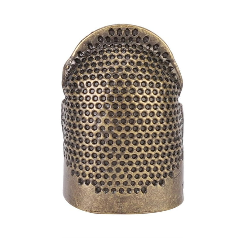 Mtsooning Sewing Thimble, Quilting Thimbles Fingertip Protector Red Bronze  Metal Shield for Hand Sewing DIY Craft Accessories - Yahoo Shopping