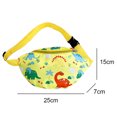 thumbnail image 2 of Bolso de pecho para niños, bandolera de un solo hombro con estampado de dinosaurio de dibujos animados bonitos MFZFUKR CPB-US-XD2233-1, 2 of 5