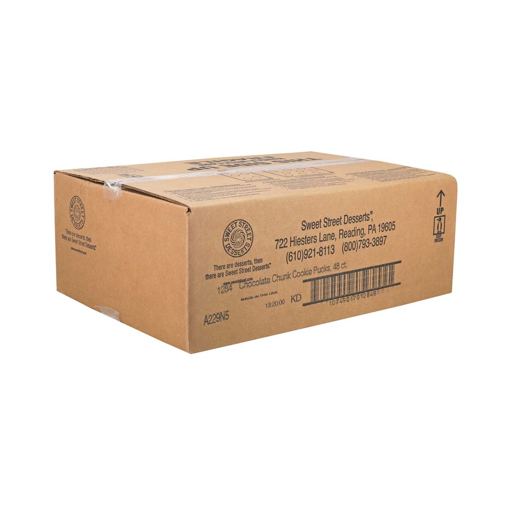 Sweet Street Artisan Chocolate Chunk Cookies, 4.8 Ounce -- 48 per Case.