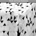 thumbnail image 4 of Abstract Art Dog Crate Cover, Geometric Triangles Shaping Contemporary Mosaic Tiles Minimalism, Easy to Use Pet Kennel Cover Small Dogs Puppies Kittens, 7 Sizes, Pale Taupe Charcoal Grey, by Ambesonne, 4 of 6