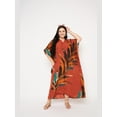 thumbnail image 3 of Oussum Women'S Plus Size Caftan Dress Long Maxi Kaftan Loungewear, Size Fit 1X-3X, 3 of 8