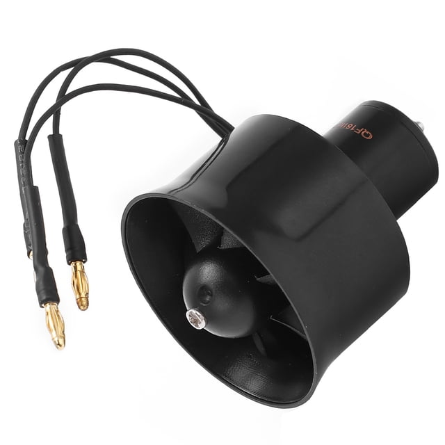 Motor QX De 6 Aspas, Motor Sin Escobillas Mejorado Duradero Juego De Ventilador Con Conductos EDF Premium Con Ventilador Con Conductos De 6 Aspas Para Avión RC Para Reemplazo