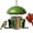 Green, variant on LONA Outdoor Bird Feeder, 3-Compartment & 3-Port Weather-Resistant Tube Feeder with Multiple Hanging Methods, Green