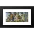 thumbnail image 2 of Philipp Veit 18x10 Black Modern Framed Museum Art Print Titled - The Arts Being Introduced to Germany by Christianity (1834 - 1836), 2 of 5