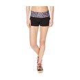 thumbnail image 1 of Aeropostale Womens Confetti Athletic Workout Shorts, Negro, Small, 1 of 3