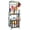 Black, 21.3"L x 15.8"W x 59"H, variant on Sports Equipment Storage for Garage, Indoor/Outdoor Sports Rack for Garage, Ball Storage Garage Organizer with Basket and Hooks,Toy/Sports Gear Storage