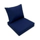 thumbnail image 5 of Juego de cojines de asiento profundos para exteriores con almohadilla de espuma extraíble y relleno de esponja de alta densidad. Verde, 5 of 9
