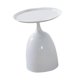 thumbnail image 5 of Mesa auxiliar pequeña, escritorio de esquina, mueble nórdico liso, mesa de centro decorativa, mesita de noche para balcón, interior y exterior, patio Altura 43cm, 5 of 8