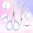 thumbnail image 6 of EXLEAF Embroidery Scissors 2 Pcs Small Sewing Scissors Sharp Stainless Steel 3.6 Inches for Artwork, Crochet, Needlework, Threading, Pink, 6 of 7