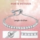 thumbnail image 5 of Pulsera de cristal para mujer, regalo de bodas de cumpleaños con caja para madre, novia, esposa, damas de honor, pulsera ajustable con diamantes brillantes MFZFUKR 220977-2, 5 of 8
